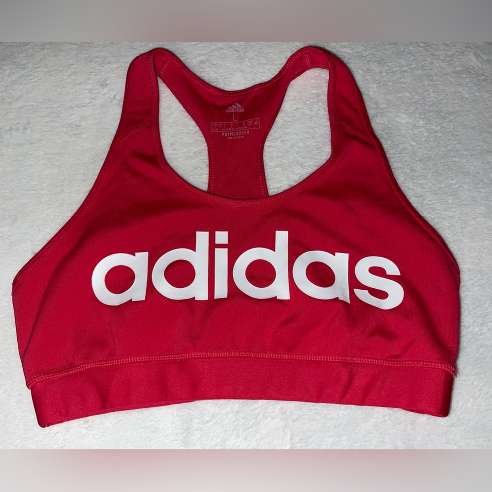 Adidas Logo Sports Bra PRIMEGREEN
